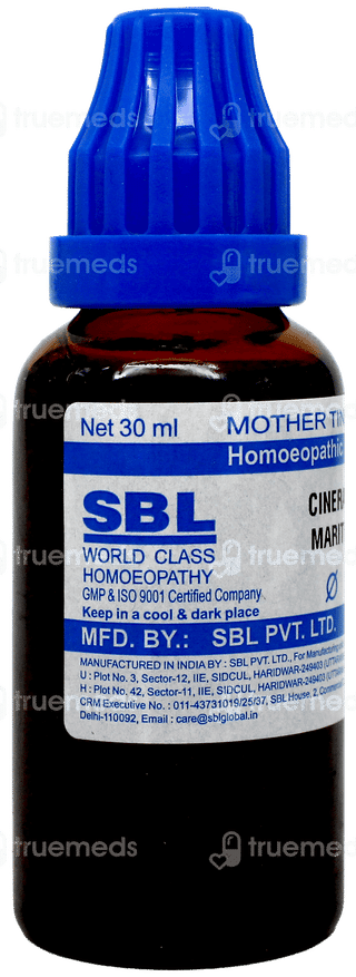 Sbl Cineraria Maritima Mother Tincture 30 Ml
